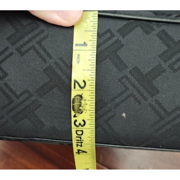 Tumi Signature Collection Handbag Tote Nylon w/Leather Trim Black - Picture 15 of 16